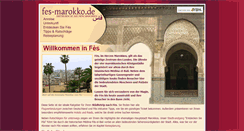 Desktop Screenshot of fes-marokko.de